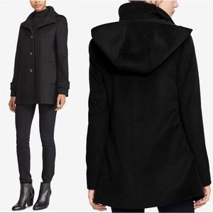 Ralph Lauren Hooded A-Line Coat